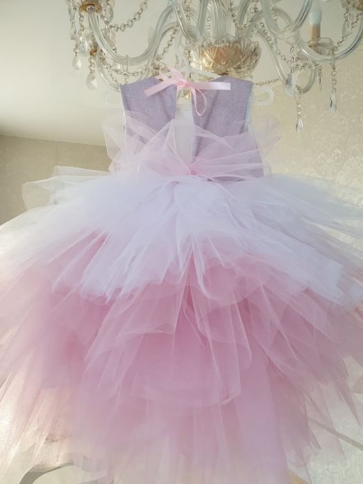 Сукня фея на 5 років пишна рожева у садочок на свято  новий рік