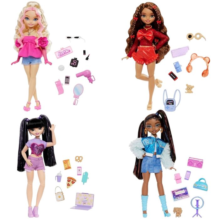Барбі Barbie Dream Besties, Малібу, Тереза, Рене, Бруклін