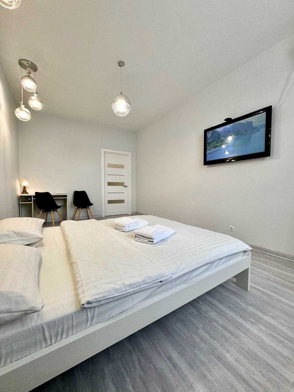 ApartPoltava Елітна НОВОБУДОВА новий ремонт Тропічний душ, фіск.чек