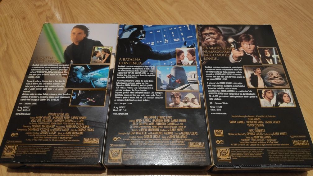 Edição especial Trilogia Star Wars VHS