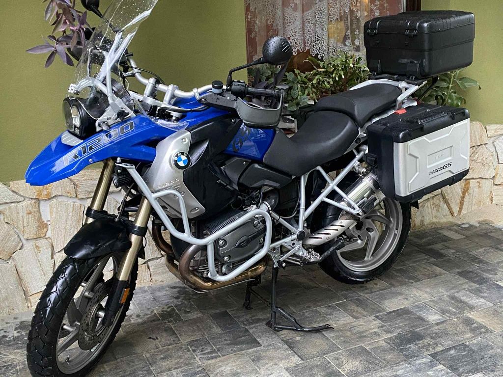 BMW GS 1200 k25 z 2009r. z trzema kuframi