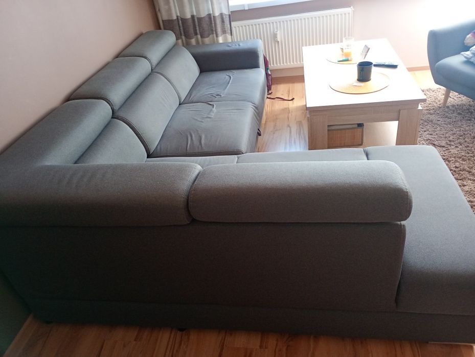 Narożnik rozkładany z funkcją spania