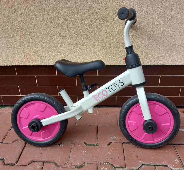 Rowerek rower biegowy 3w1 ecotoys pedała kółka boczne