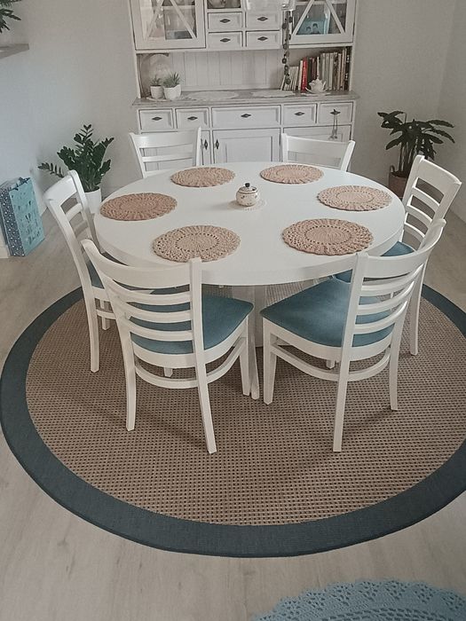 Dywan 240cm, okrągły, płaskotkany