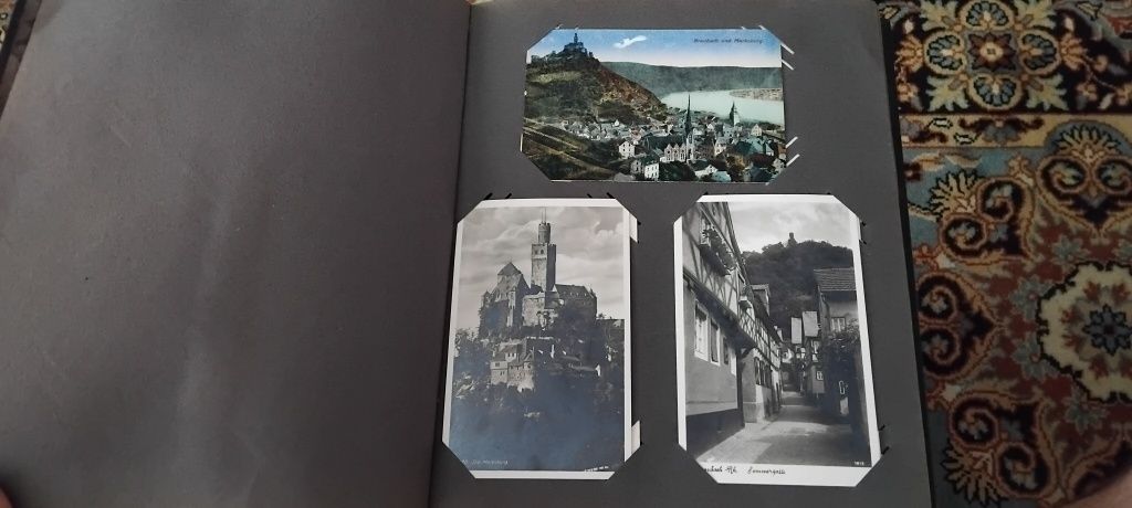 Album Art Deco ok. 80stron, pocztówki 30/40/50's