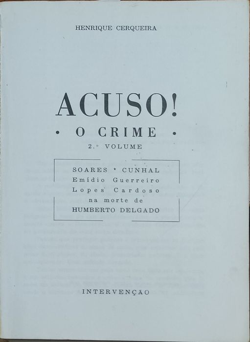 Acuso! - Henrique Cerqueira ®1977