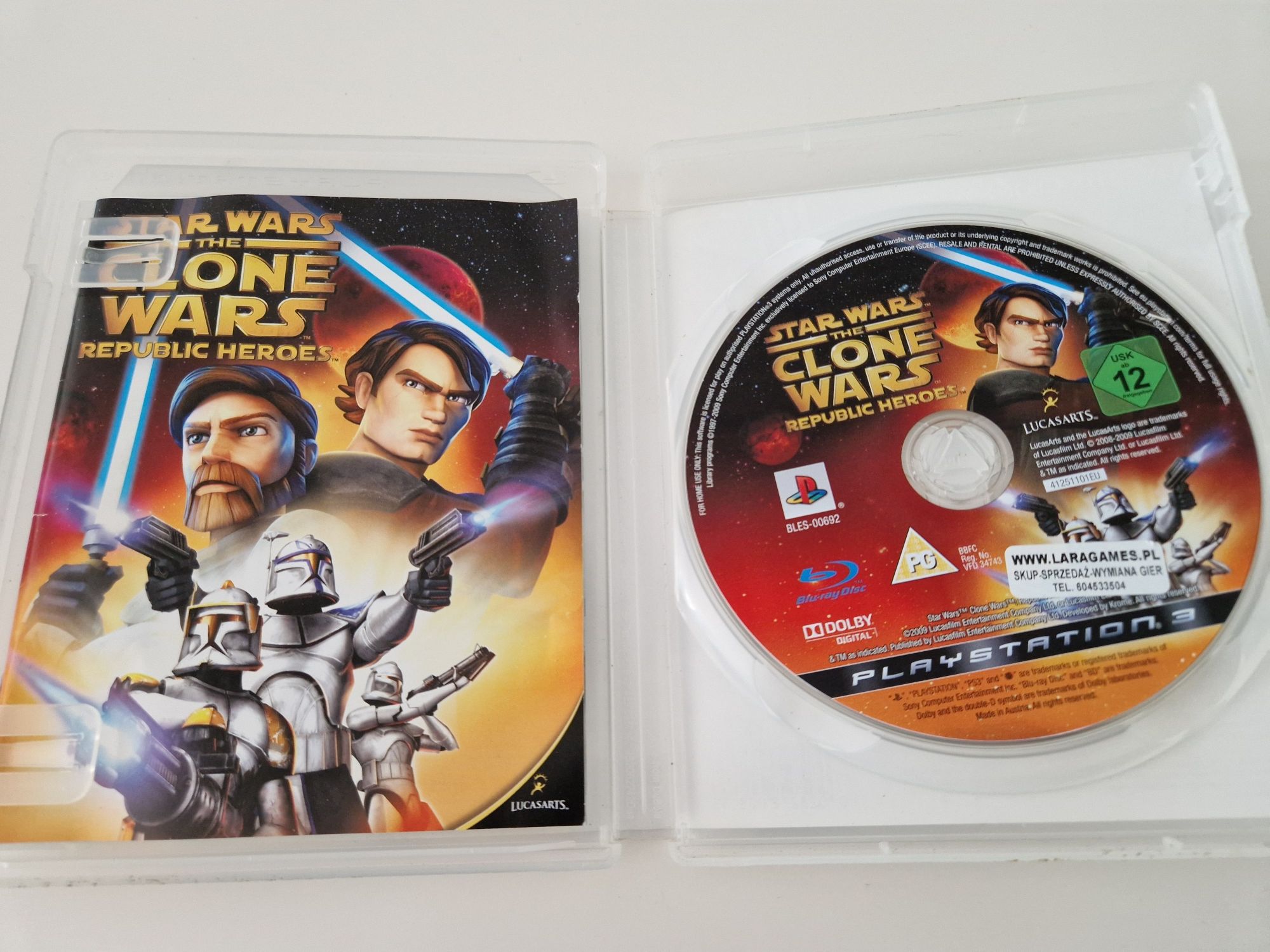 PS3 Star Wars Clone Wars Republic Heroes