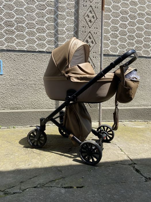 Коляска дитяча 2 в 1 Anex шкіра