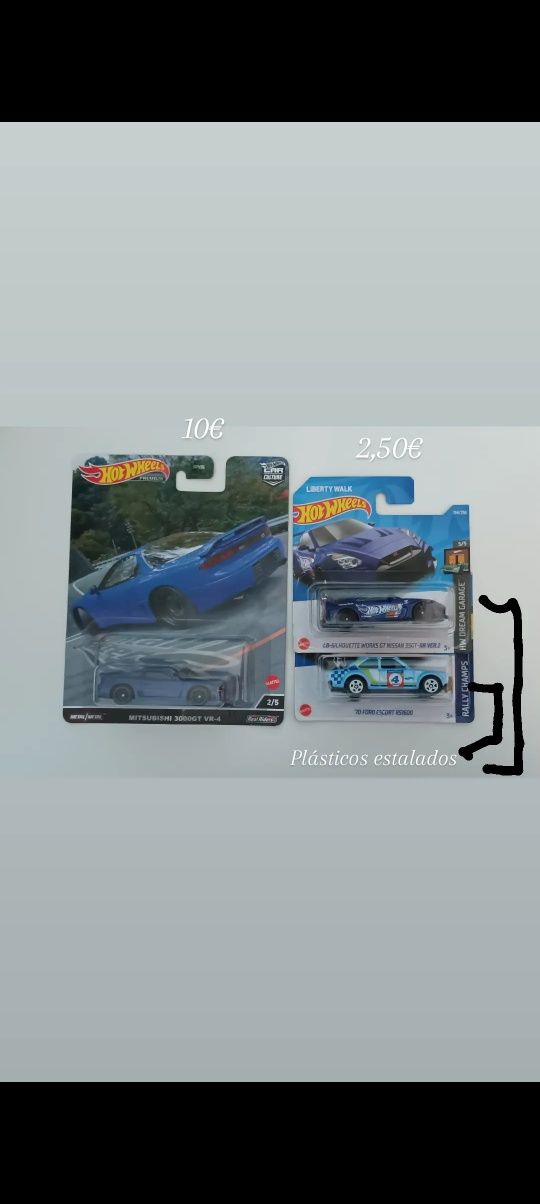 Hotwheels mercedes, Escort...