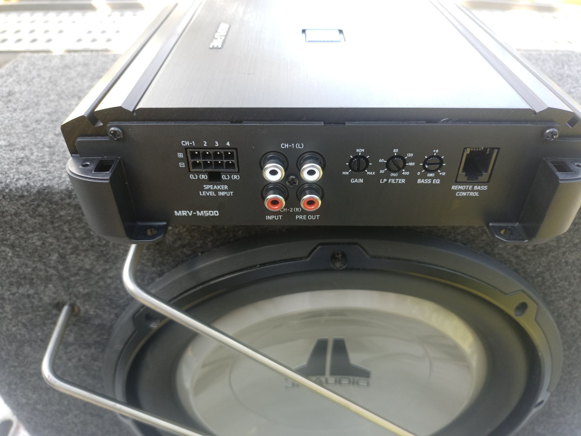 Subwoofer JL Audio USA + Wzmacniacz Alpine Stan Bdb