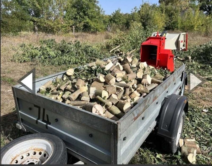 послуга подрібнювача деревини подрібнення пнів