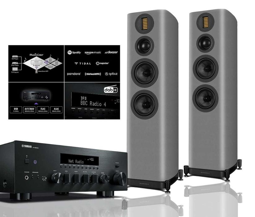 Yamaha R-N600A Wharfedale Evo 5.4 super cena | sklep WROCŁAW