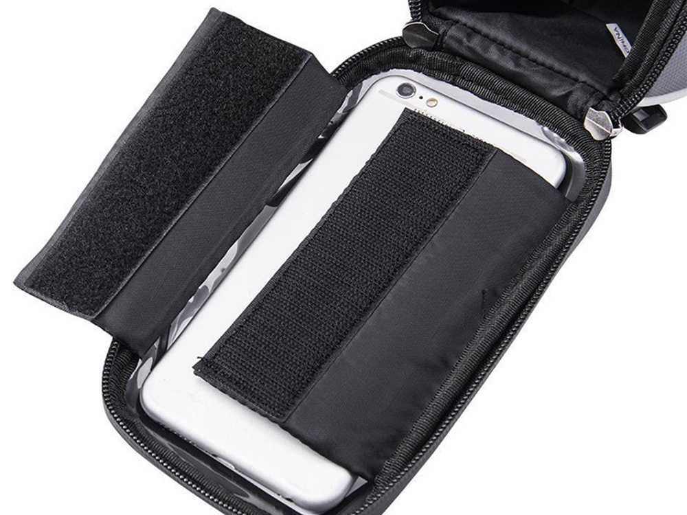 Wodoodporna torba rowerowa sakwa uchwyt na telefon pokrowiec etui case