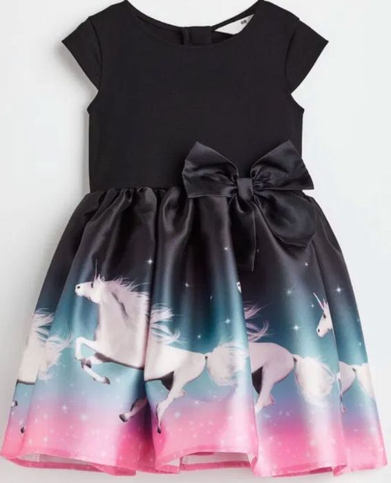 Jednorożec, unicorn sukienka NOWA HM rozmiar 110/116