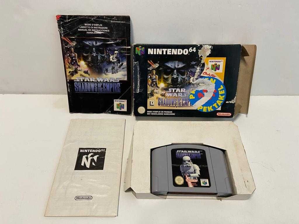 Jogo Nintendo 64: Star Wars Shadows Of The Empire + caixa + manual