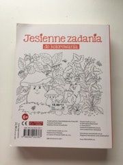 Książka " jesienne zadania do kolorowania"