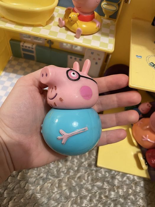 Domek Świnki Peppy + szkoła Madame Gazelle