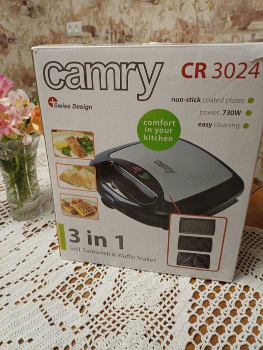 Електрогріль 3в1 Camry SR 3024