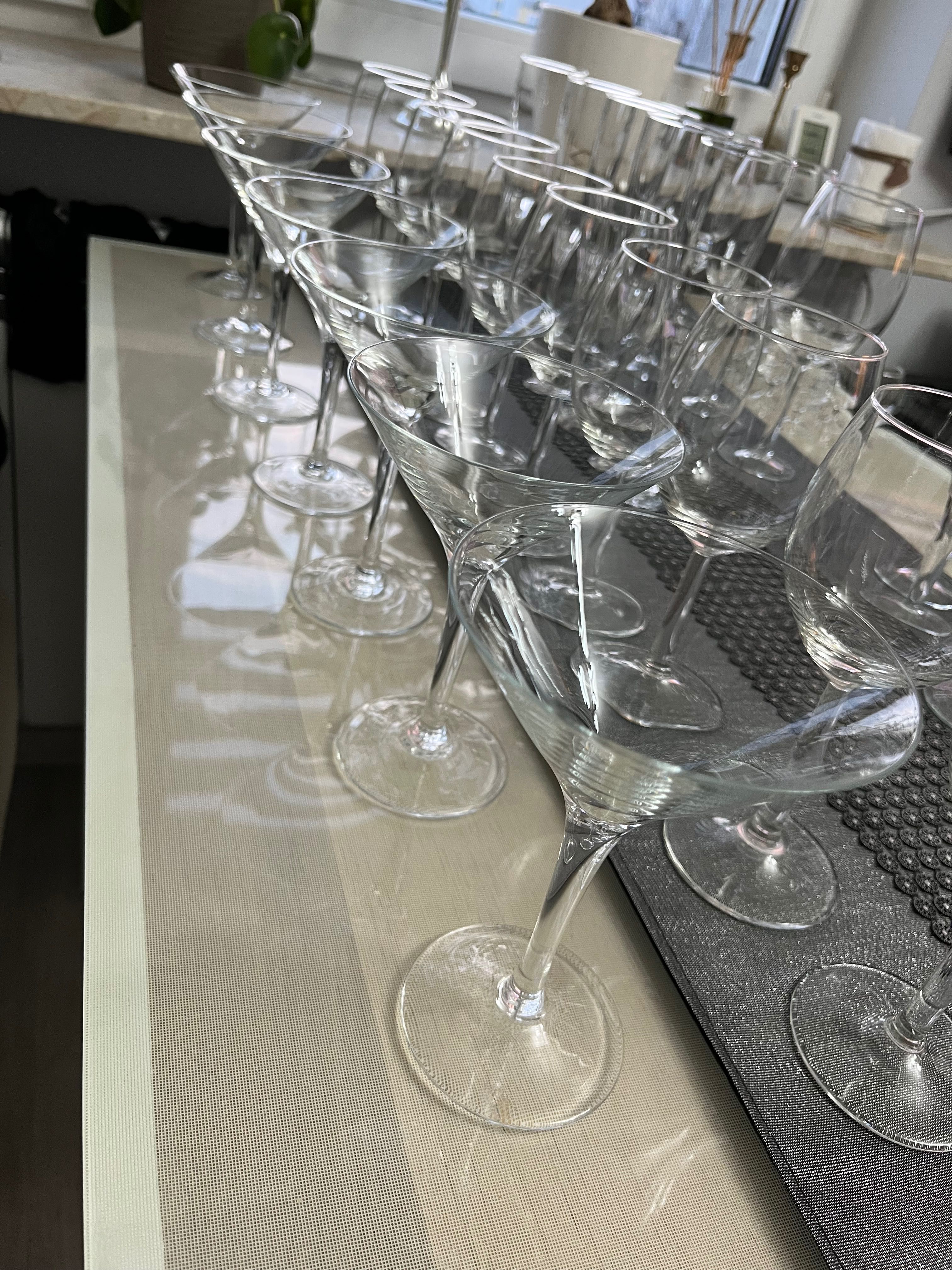 Kieliszki do wina Martini cognac szampana likieru