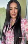 Peruka czarne lace front part siatka koronka