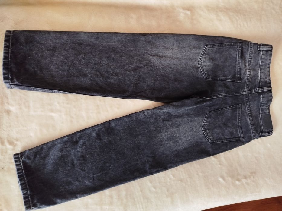 Spodnie dżinsy idealne czarne 146