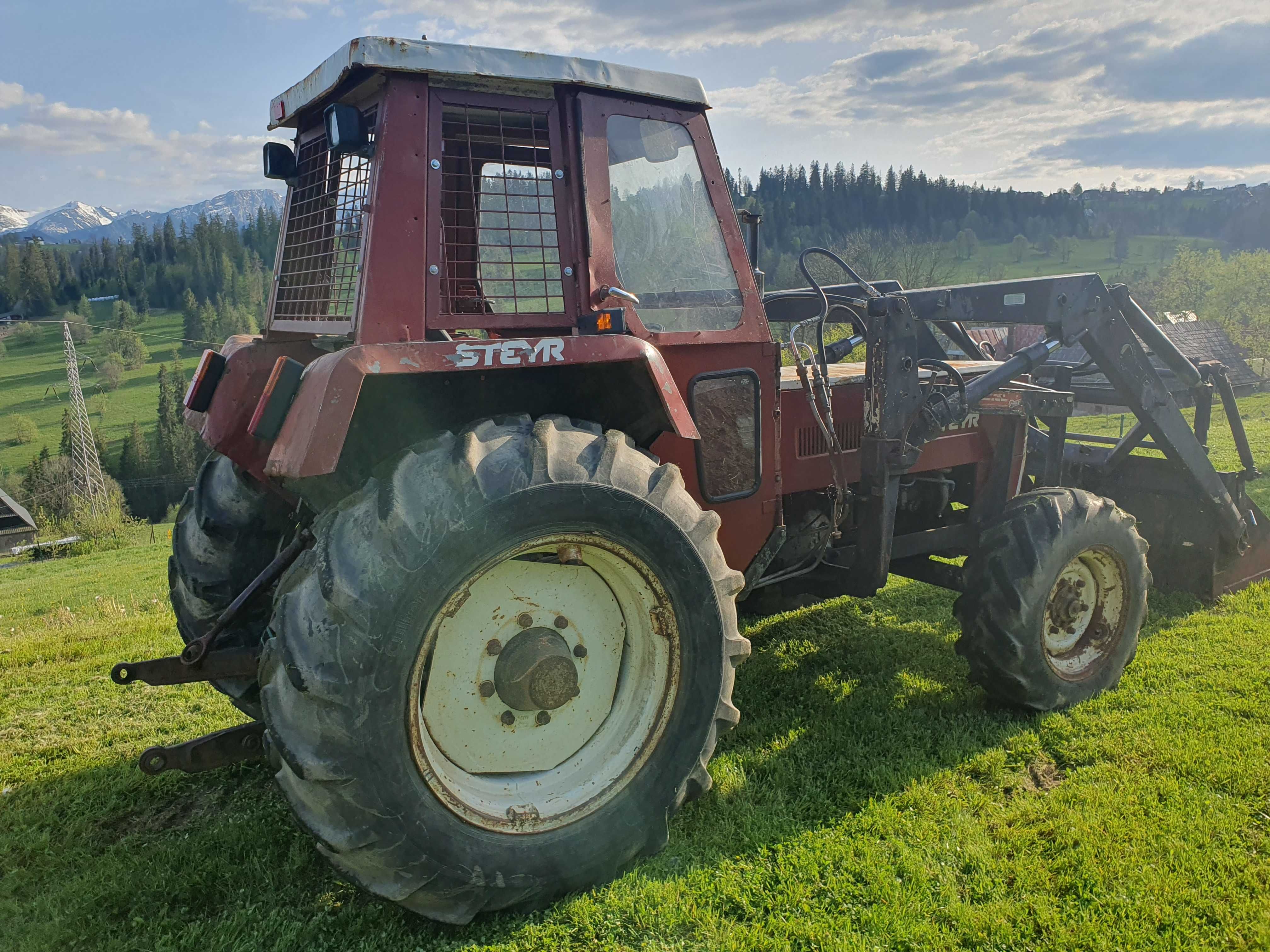 Steyr 650a allrad 4x4 plus serie TUR ciagnik górski leśny 4 cylindry