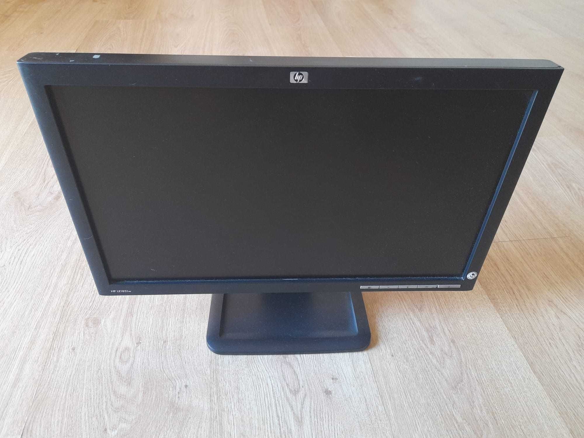 Monitor LCD HP LE1851w widescreen de 18,5 polegadas