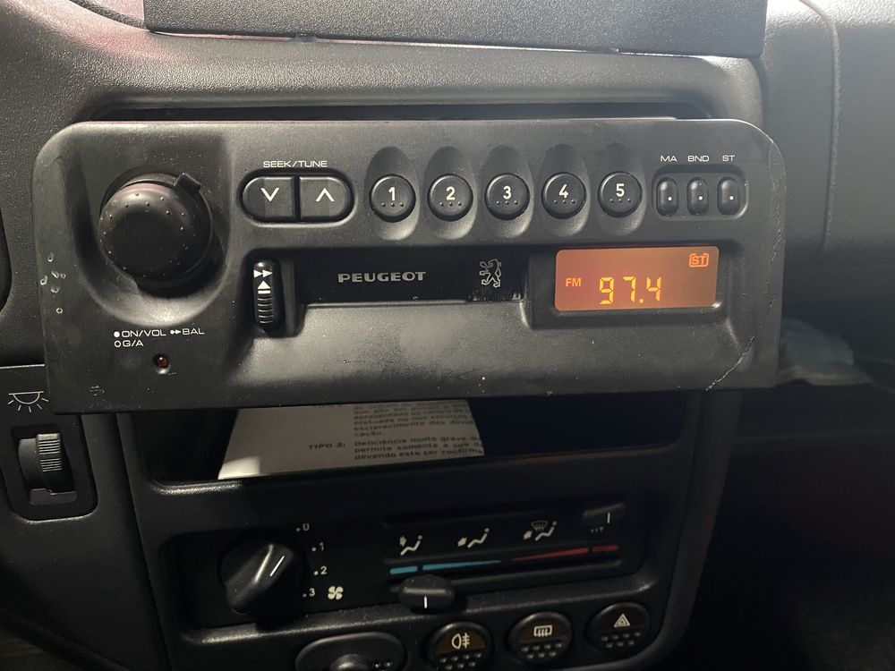 3 X Radio Original Peugeot 106 S1 e S2