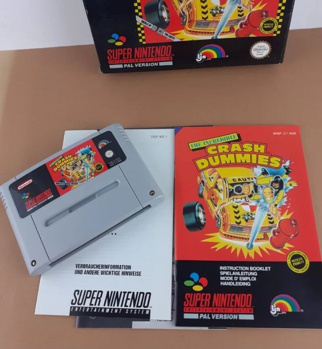 Theo incredible Crash dummies super nintendo