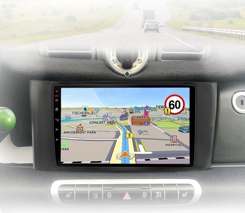 Radio dla Smart Fortwo 2011 - 2015 CarPlay i Android Auto