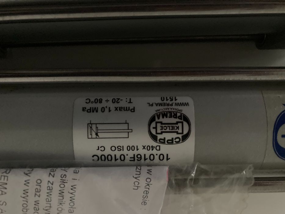 Siłownik 40x80 nowy nie uzywany