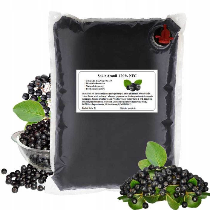 Sok z Aronii 100% 2x3 Litry