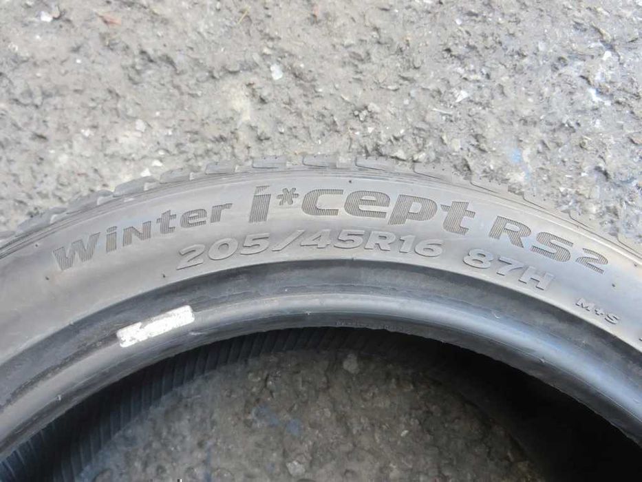 205/45 R16 87H Hankook WinterIceptRS2 зима 4 штуки шини бу