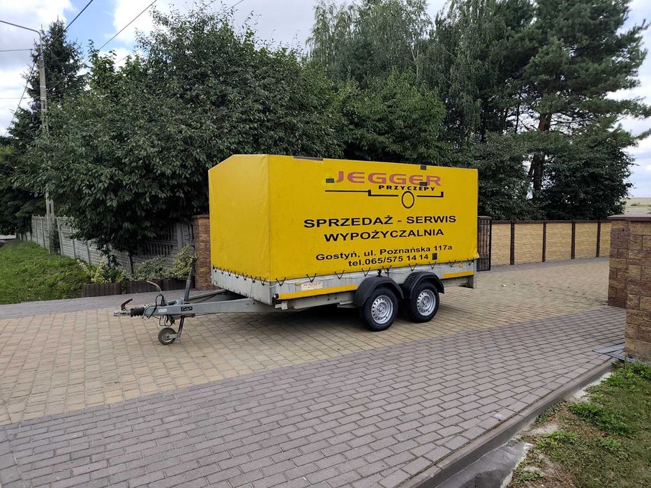 Przyczepa STEMA * DMC 2000KG * 350m x 180m * Zarejestrowana w PL