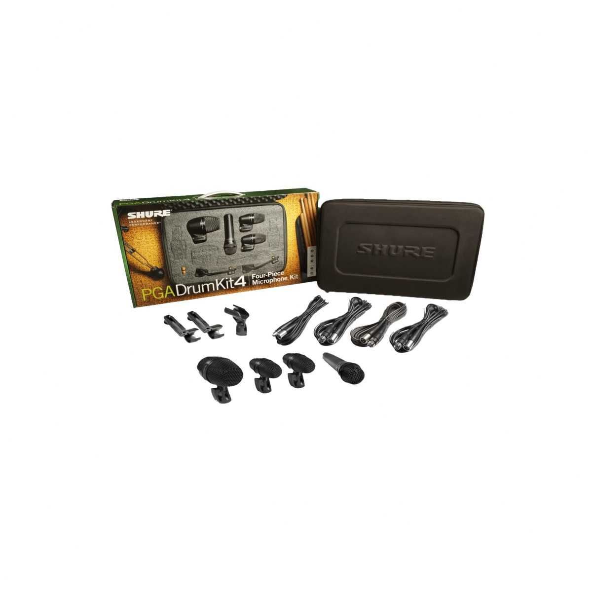 SHURE PGADRUMKIT4 podstawowy zestaw mikrofonów perkusyjnych