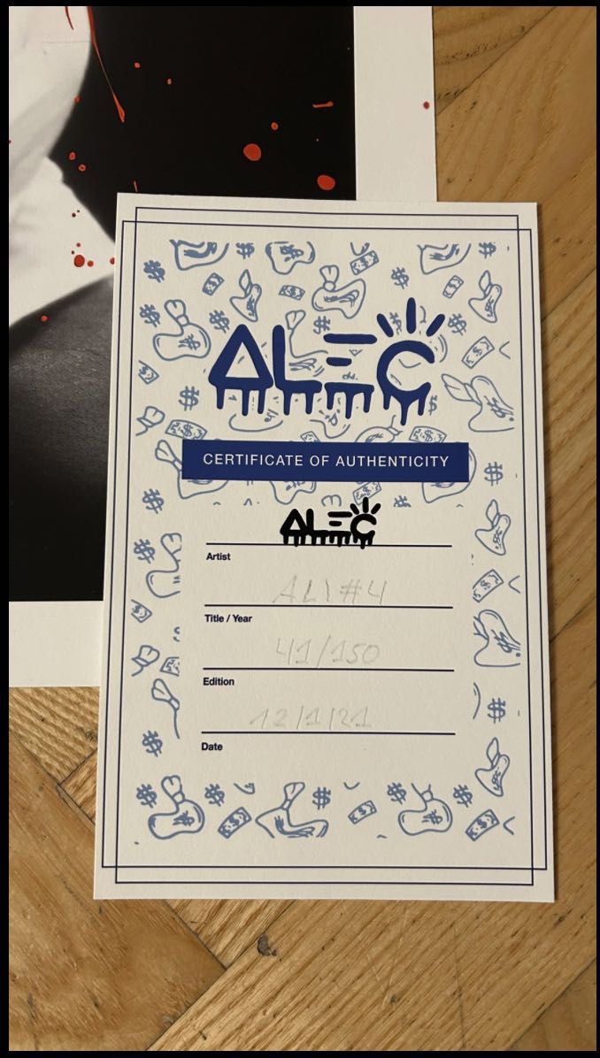 Serigrafia - Alec Monopoly - The Greatest of all Time #4 Mohammad Ali