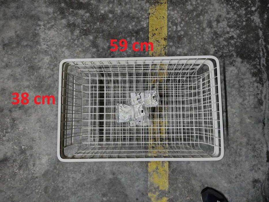 2 cestos gama Algot Ikea 38 x 59 x 13 cm (L x C x A)