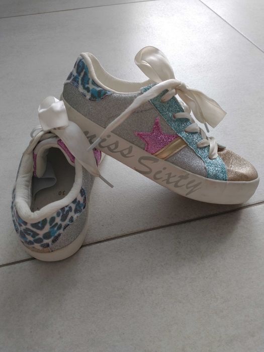 Brokatowe trampki Miss Sixty 30 dla dziewczynki