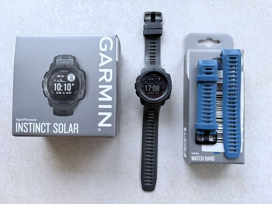 Relogio Garmin Instict Solar + bracelete Garmin extra