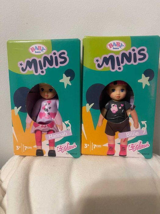 Колекційні міні-ляльки  Baby born Minis Hannah and Billie