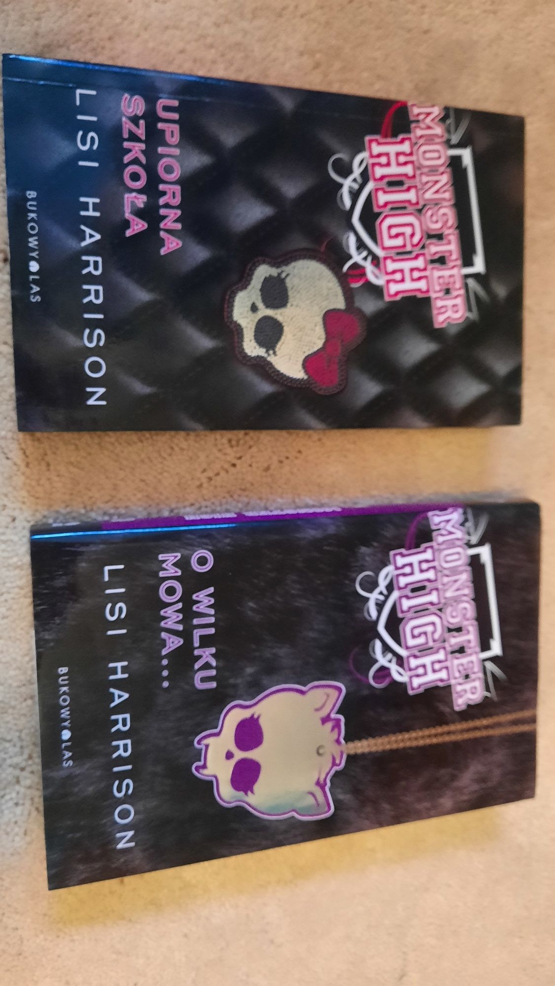 Monster High książki  2szt