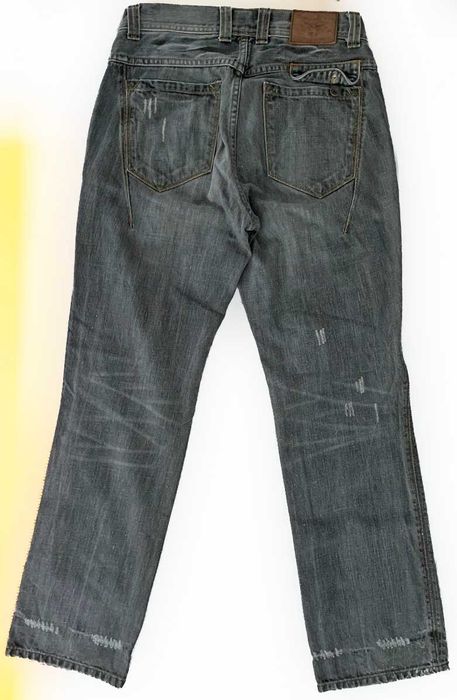 Calças de Adulto Cinza Esbatido, como Novas