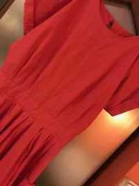 TOPSHOP_Śliczna Letnia Sukienka Mini w Kolorze Orange_38_OKAZJA