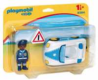 Playmobil 1.2.3 Police Car figurka