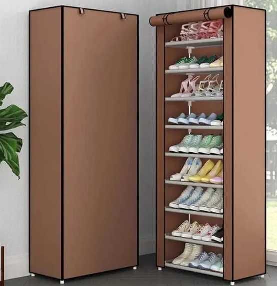 Шкаф для хранения обуви Shoe Cabinet 160х60х30 см, Тканевый органайзер