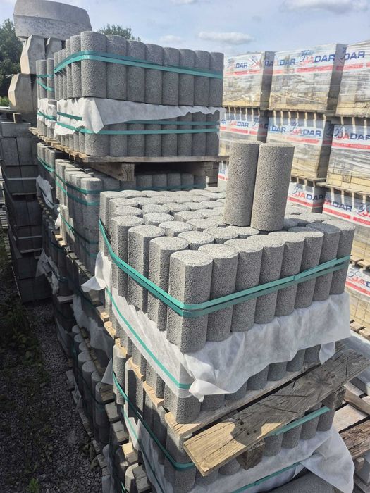 Palisada Betonowa Ring 25 cm Szara Jadar Obrzeże Wyprzedaż