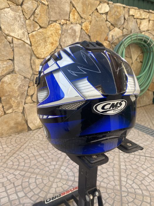 Capacete CMS azul