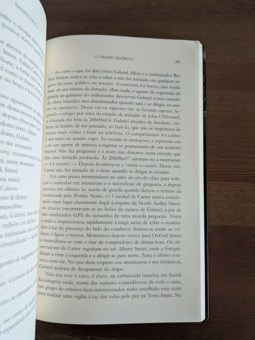L "O Criado Secreto " Daniel Silva 1a edição (Ed. Regular/ Opt Estado)