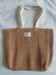 Pleciona torebka letnia SHOPPER mieści format A4