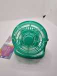 Mini wentylator bateryjny 10cm, regulowany, 2xAAA zielony